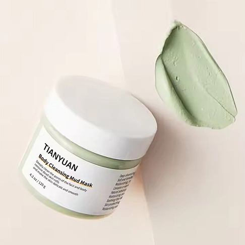 120g Body Cleansing Mud Mask Body Scrub Vitamin E Body Skin Care Cream Cleaning Paste Skincare