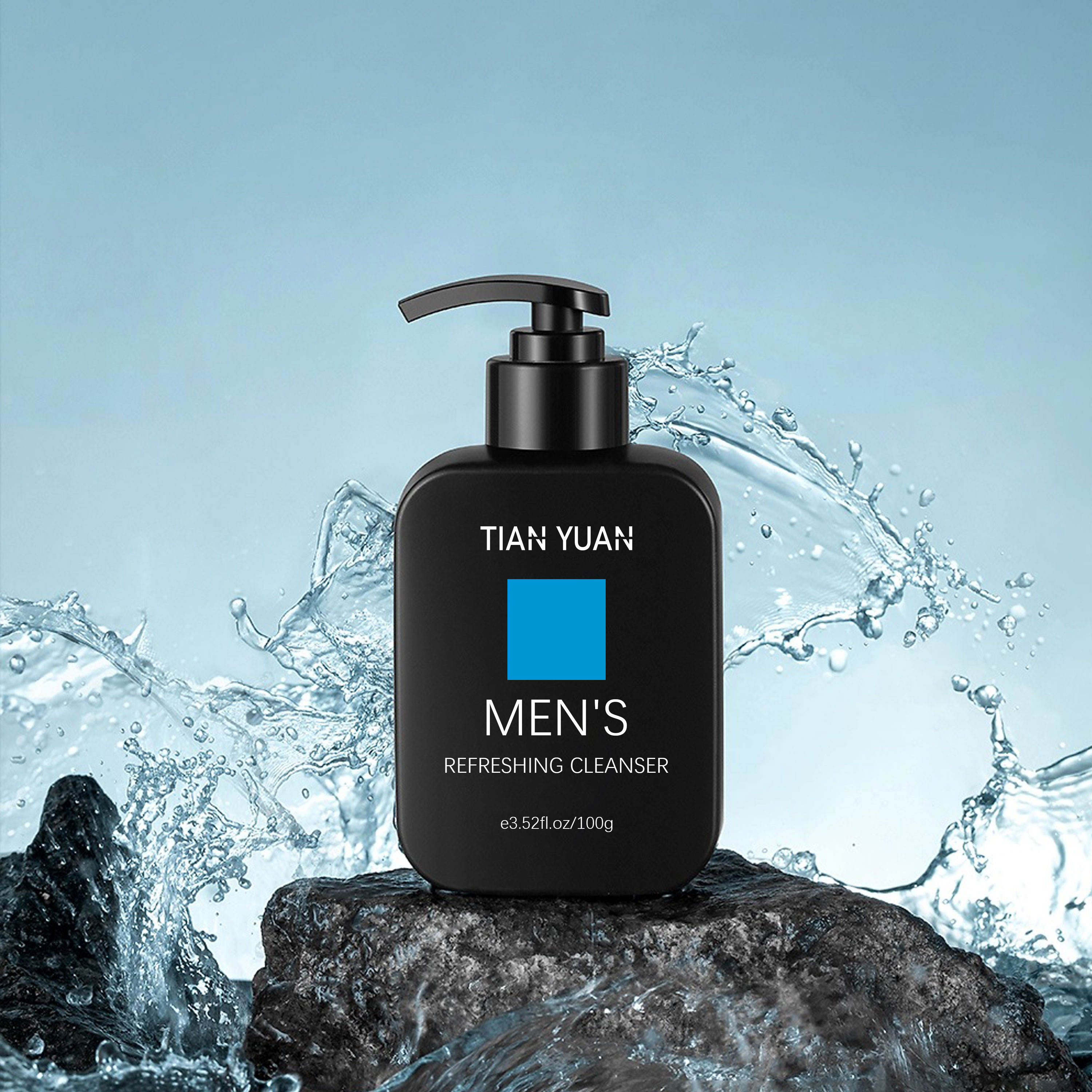 Men's 100g Refreshing Cleanser Aloe Vera Facial Cleanser Clean The Face Regulates Oil