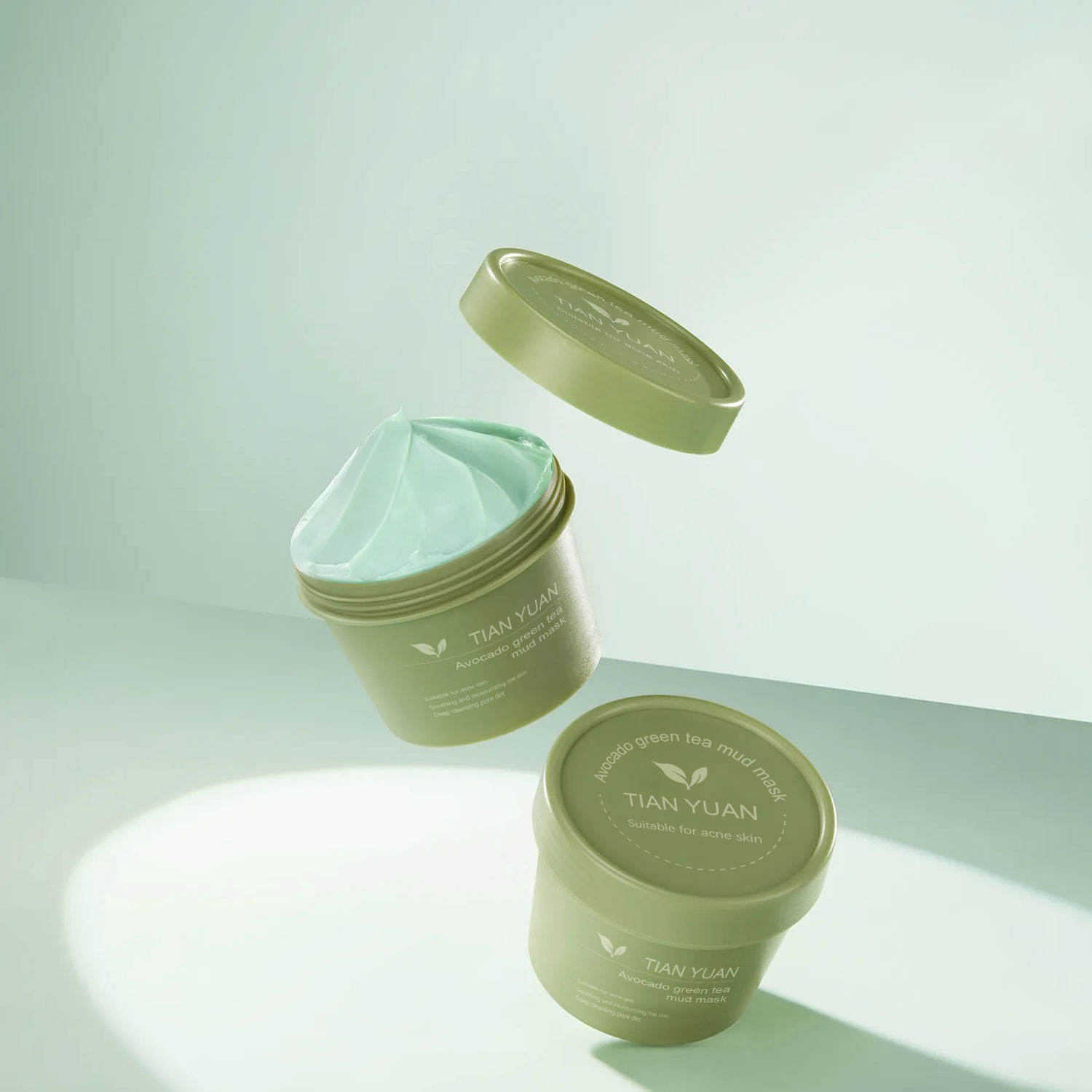 Avocado Green Tea Beauty Mud Mask for Personal Care