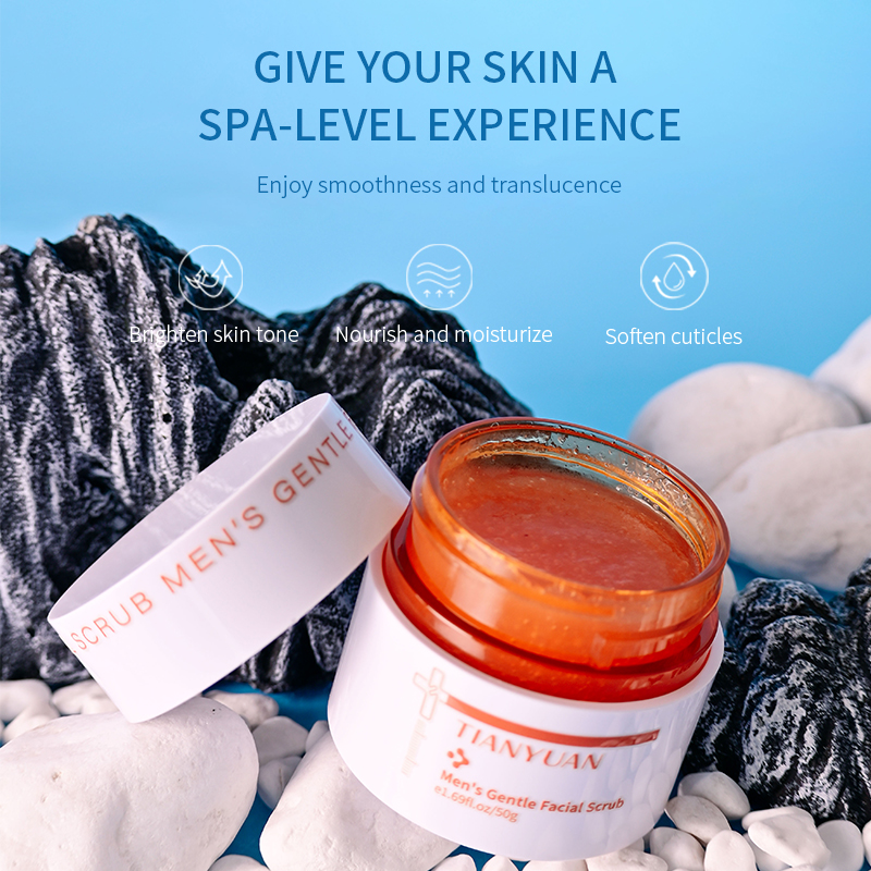 Facial Mild Scrub with Cleansing Moisturizing Softening Cutin Comprehensive Face Care Product Facial Scrub