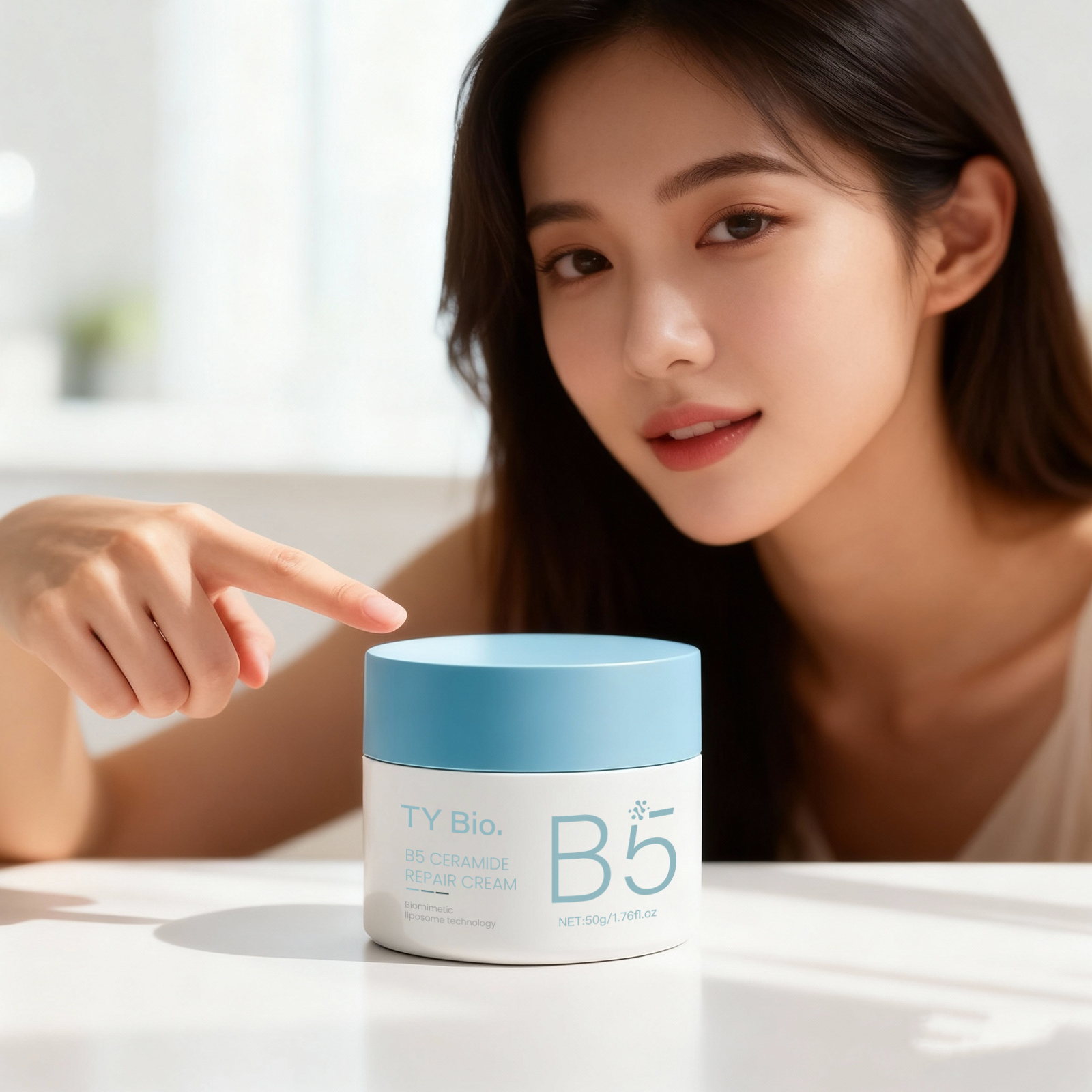 OEM Vitamin B5 Facial Soothing Moisturizing Cream Firming Nourishing and Brightening Face Cream ODM Facial Skincare Products